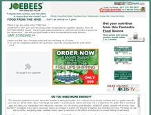 Tablet Screenshot of joebees.com